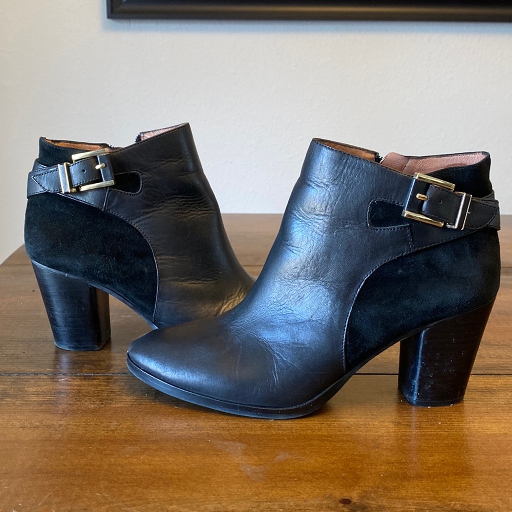 Louise et Cie black booties 8.5